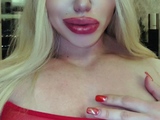 Big Boobed Blonde Masturbates With A Dildo In The Bathroom