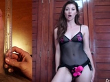 Sexy hottie Anetta Keys enjoys a solo toy masturbation