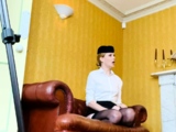 Brunette Milf In Red Stockings Webcam Toying