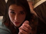 POVLife Sexy brunette Katie King POV blowjob sex